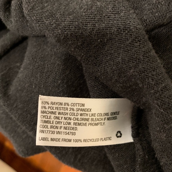 Mossimo Charcoal Gray Cropped Pullover Sweater - Picture 5 of 5